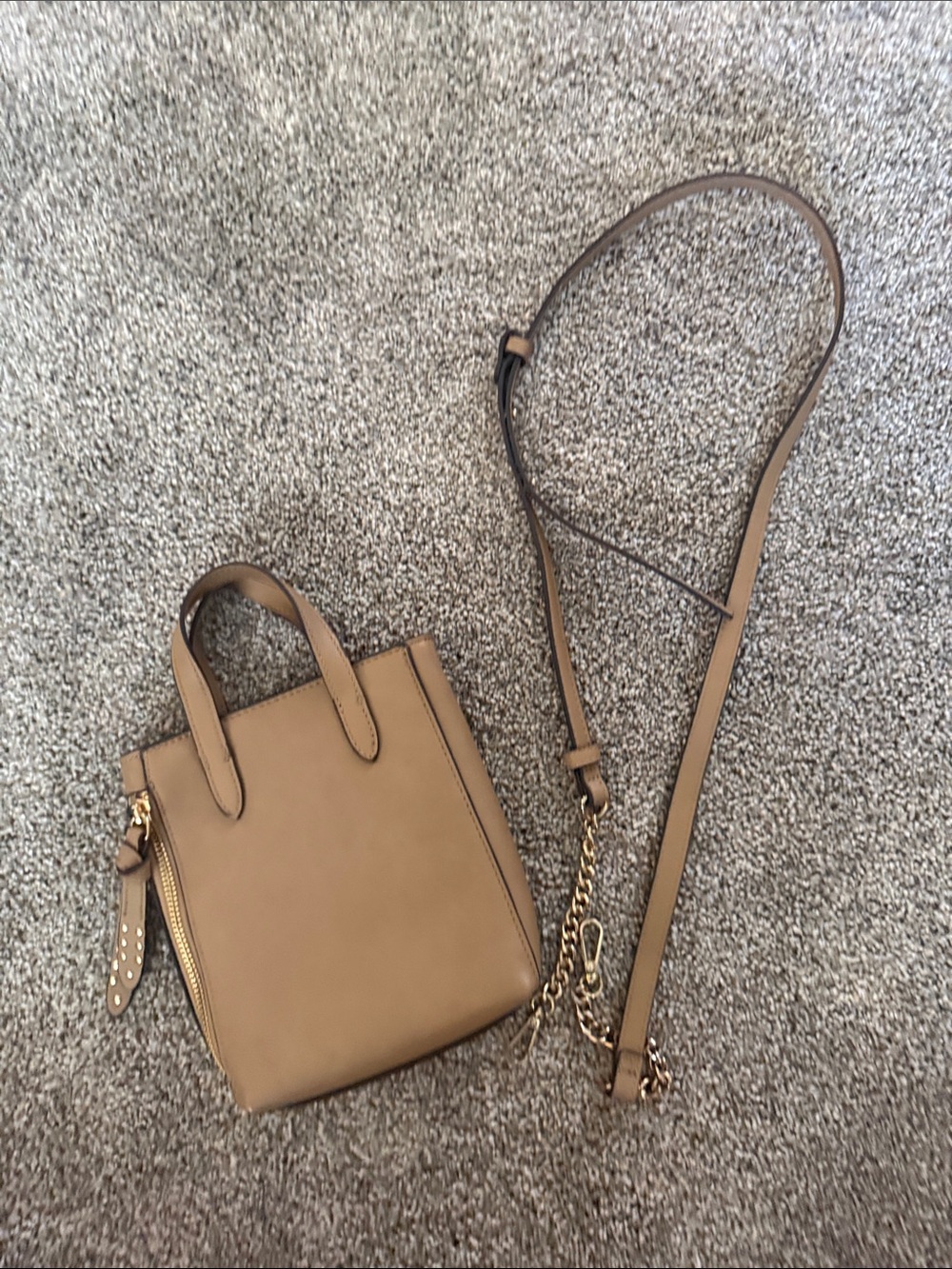 Inc brand Women’s Tan Crossbody mini tote Bag
